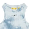Off Stamp Tie Dye Ribbed Top