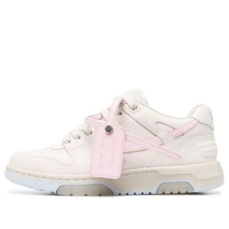 OFF-THITE Out Of Office Arrow-motif Low-top Sneakers Pink