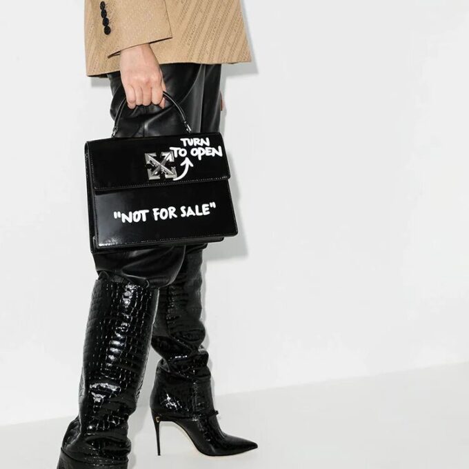 Off-White 2.8 Jitney Black Handbag