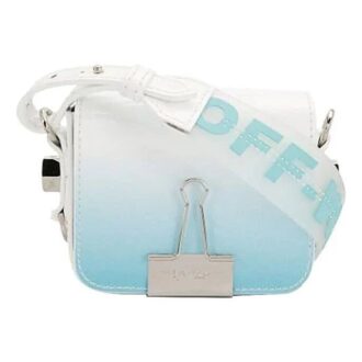 Off-White 20 Spring Summer Flip Single-Shoulder Bag Blue