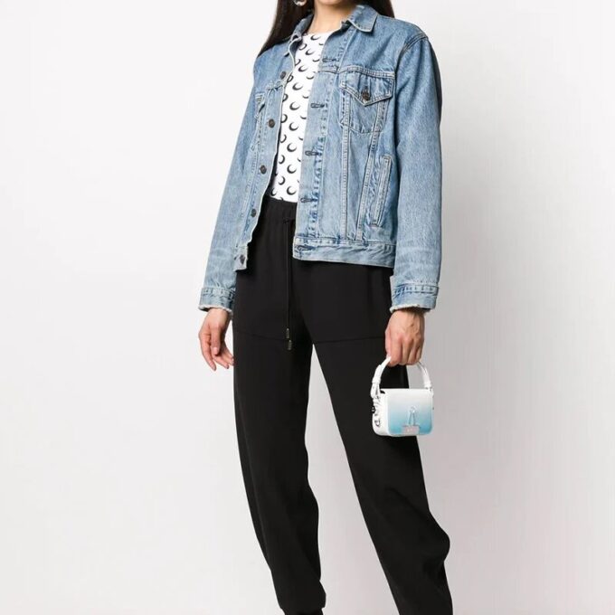 Off-White 20 Spring Summer Flip Single-Shoulder Bag Blue