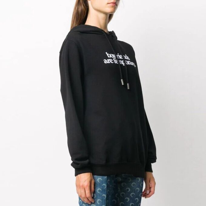 Off-White Alphabet Slogan Hoodie Black
