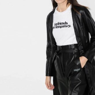 Off-White Alphabet Slogan Logo Printing Short Sleeve Slim Fit Version White