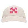 Off-White Arrow embroidered gabardine baseball cap “White”