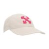 Off-White Arrow embroidered gabardine baseball cap “White”