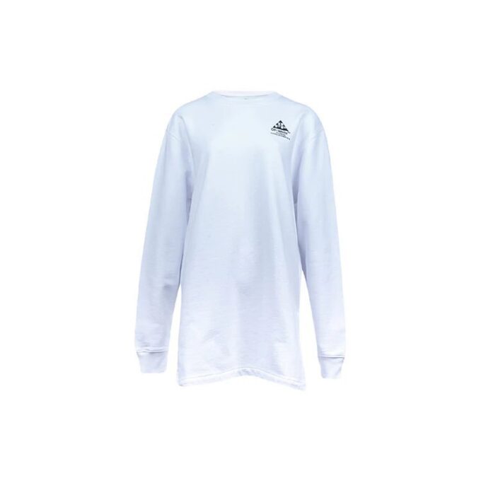 Off-White Arrow Round Neck White Hoodie