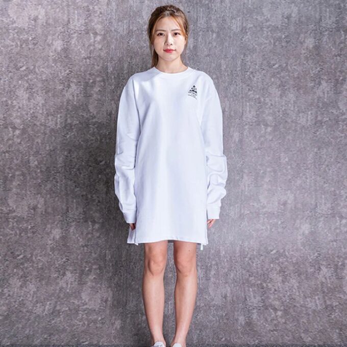 Off-White Arrow Round Neck White Hoodie