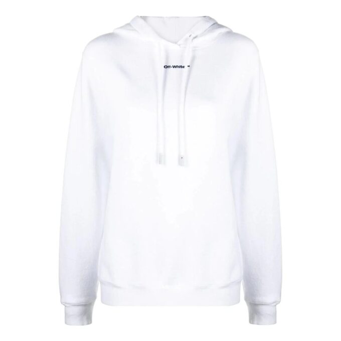 Off-White Arrows Cotton Hoodie “White”
