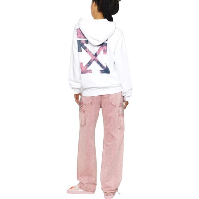 Off-White Arrows Cotton Hoodie “White”