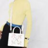 Off-White Arrows Flowers Pattern BoxHandholdBag