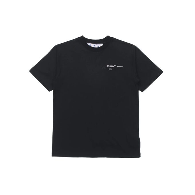 Off-White Back Arrow Pattern Short Sleeve Ordinary Version Black