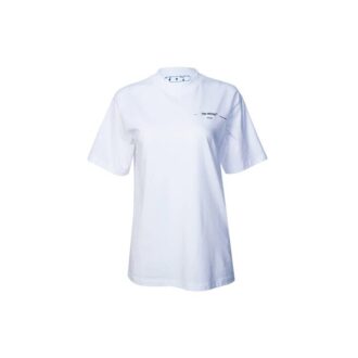 Off-White Back Arrow Pattern Short Sleeve Ordinary Version White