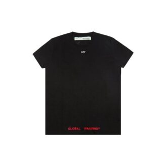 Off-White Back Cherry Blossoms Arrows Sketch Print Short Sleeve