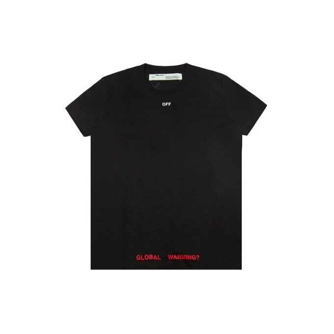 Off-White Back Cherry Blossoms Arrows Sketch Print Short Sleeve