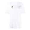 Off-White Back Flower Printing Short-sleeve Tee White