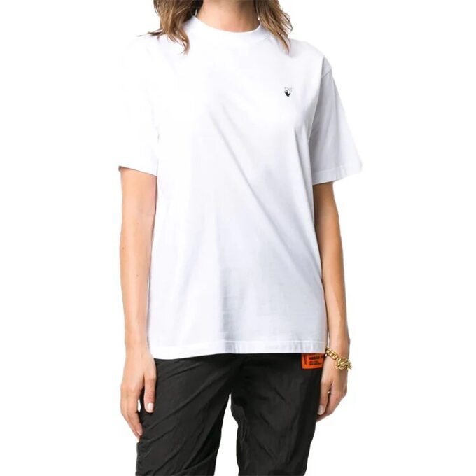 Off-White Back Flowers Arrow Short Sleeve White