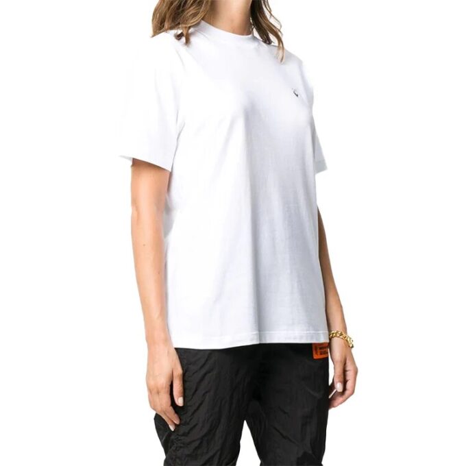 Off-White Back Flowers Arrow Short Sleeve White