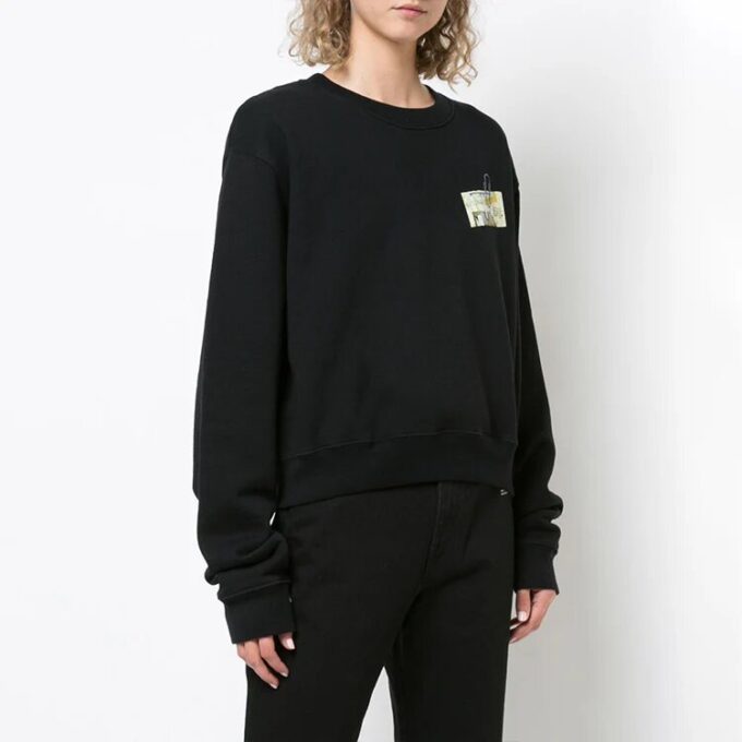 Off-White Back Large Printing Loose Black