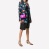 Off-White Binder Clip Metallic Pink Shoulder Bag