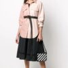 Off-White Binder Clip Stripe Shoulder Bag Messenger Bag Black White