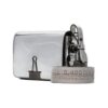 Off-White Binder Leather Crossbody Bag “Silve”