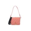 OFF WHITE Black Cowhide Pink Messenger Bag “Black Pink”