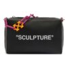 Off-White Block Pouch Quote Clutch Bag “Black”