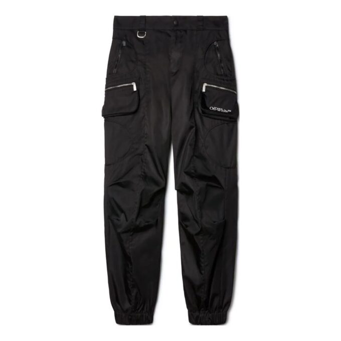 Off-White Book Cargo Trousers “Black”