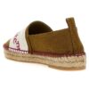 Off-White Bookish Slip-On Espadrilles “Brown White”