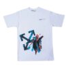 Off-White c/o Virgil Abloh Brushstroke Arrows Tomboy Tee White