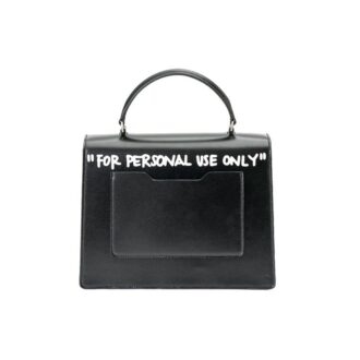 Off-White Cash Inside Logo Shoulder Bag Black