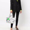 Off-White Commercial Tote “Silver”