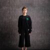 Off-White Cotton Arrow Printing Stylish Black Hoodie