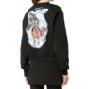 Off-White Cotton Horse Logo Loose Sweatshirt