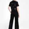 Off-White Cotton Short Sleeve Black