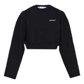 Off-White Cotton Sweatshirt “Black”