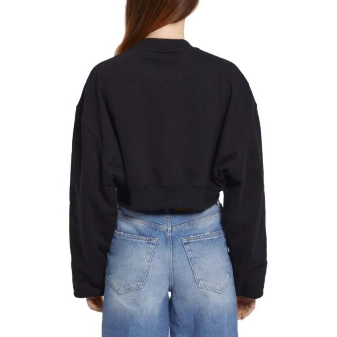 Off-White Cotton Sweatshirt “Black”
