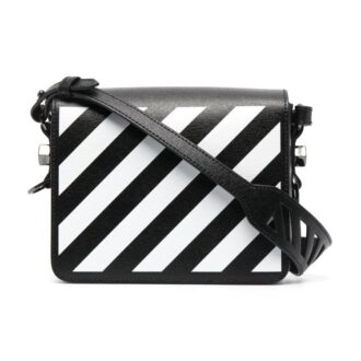 Off-White Diag Flap Bag “Black White”