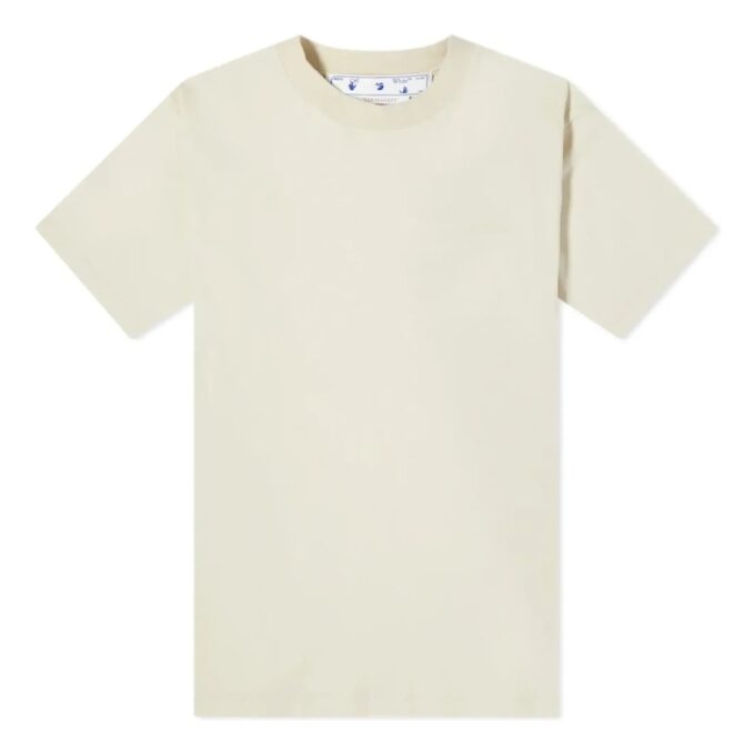 Off-White Diag-print T-shirt “Beige”