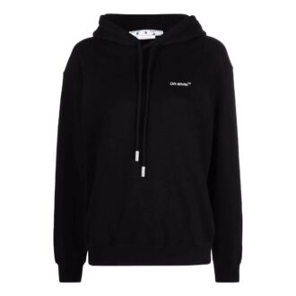 Off-White Diag Regular Hoodie “Black White”