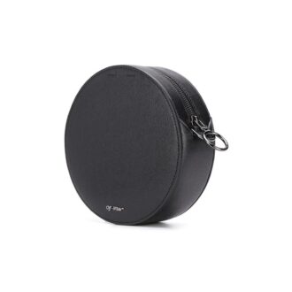 Off-White Diag Round shoulder bag Black