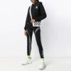 Off-White Diagonal Arrows Print Black