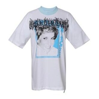 Off-White Diana Princess Print Short Sleeve