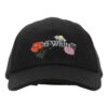 Off-White Embroidered Canvas Baseball Cap “Black”