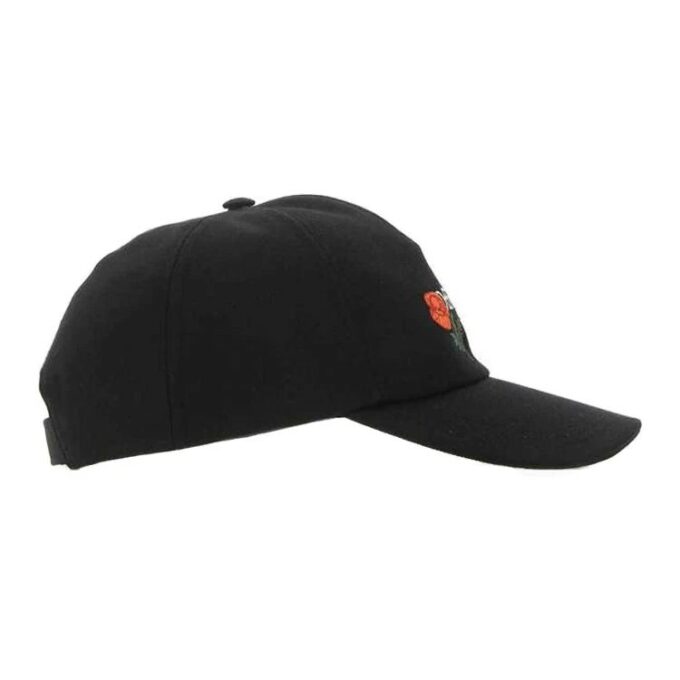 Off-White Embroidered Canvas Baseball Cap “Black”
