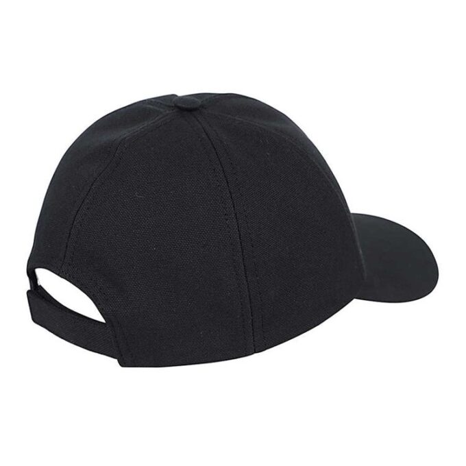 Off-White Embroidered Canvas Baseball Cap “Black”