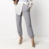 Off-White Embroidered Gray Sports Pants/Trousers/Joggers