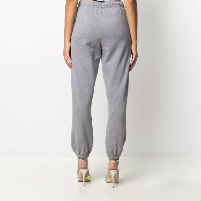 Off-White Embroidered Gray Sports Pants/Trousers/Joggers