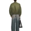 Off-White Embroidered Nylon Bomber Jacket