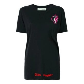 Off-White Flame Short Sleeve Black